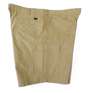 Dockers Tech wasserlose Cargoshorts für Herren 46 x 12 beige Outdoor RipStop Baumwolle neu ohne Etikett - Bild 1 von 13