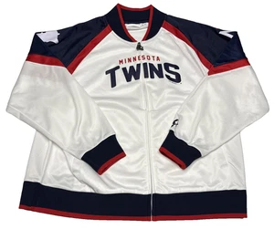 Starter Minnesota Twins MLB Jacke Herren Größe 2XL Bomber Varsity Retro Full Zip - Bild 1 von 5