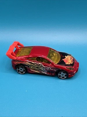 Toyota Celica 2003 Hot Wheels #68 Dragon Wagons 4/5 rojo con radios cromados Pr5 Foto 1 de 4