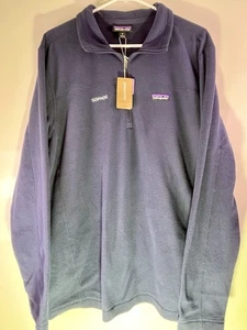 Suéter polar Patagonia Micro D azul marino 1/4 cremallera para hombre logotipo XL nuevo con etiquetas - Imagen 1 de 9