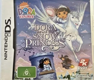 Dora the Explorer Dora Saves The Snow Princess DS Nintendo 2K Play Game - Picture 1 of 3