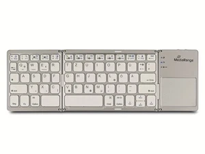 MEDIARANGE Funk-Tastatur MROS133, Touchpad, silber - Bild 1 von 3