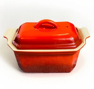 Le Creuset Terrinenschale mit Presse und Anleitungsbroschüre Cerise rot - Bild 1 von 19