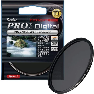 KENKO Camera Filter PRO1D Pro ND4 (W) 77mm for light quantity adjustment 277423 - Image 1 of 4