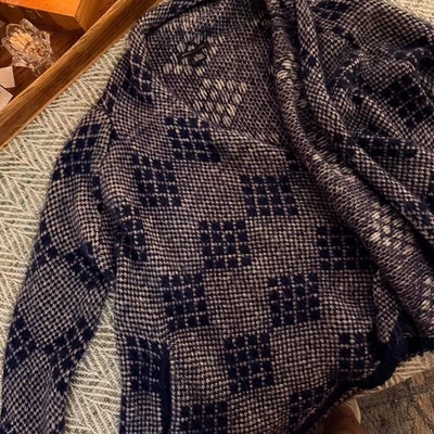 BCBGMAXAZRIA Mujer’s Cárdigan Tejido Frente Abierto Suéter Chaqueta Azul Tostado Patrón XL Foto 1 de 2