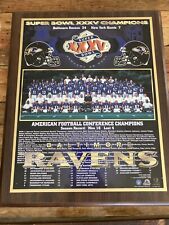 Baltimore Ravens XXV Superbowl Plaque