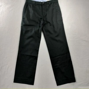 Pantaloni Haggar Premium No Iron Khaki dritti neri kaki da uomo taglia effettiva 30x28 - Foto 1 di 6