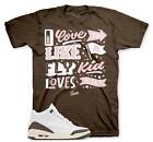 Shirt To Match Jordan 3 Neapolitan Mocha Shoes  - Love Kicks Shirt