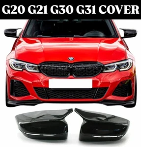 CUBIERTAS ESPEJOS RETROVISORES LATERALES G20 ESTILO M NEGRO BRILLANTE L R PARA BMW SERIE 3 G30 G21 G31 - Imagen 1 de 5
