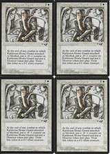 MTG: KJELDORAN HOME GUARD Alliances UNCOMMON; played, Excellent condition x4