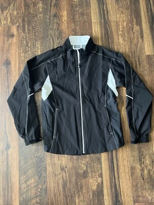 NEW FootJoy Women's HydroLite Golf Rain Jacket Black SMALL 23740 - Image 1 of 2