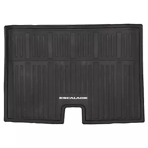 OEM NEW Rear Rubber Cargo Area Mat Black w/Escalade Logo 15-20 Cadillac 22823338 - Picture 1 of 4