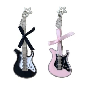 Elegant Bowknot Guitar Hairpin Star Pendant Hairpin Fashionable Hair Accessory - Picture 1 of 8
