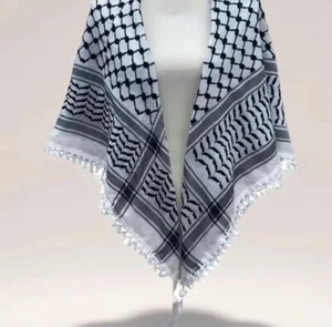The Original Keffiyeh Shemagh Palestine Scarf Kufiya🔥Hand Made Best Quality🔥 - Picture 1 of 2