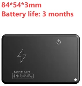 Wireless Charging Tracking Card Wallet GPS Locator Smart Mini Tag for iPhone - Picture 1 of 4