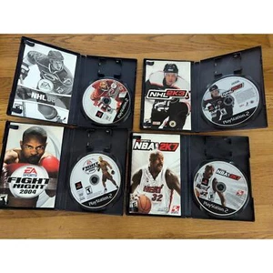 EA Sports Games PS2 NBA 2K7 Fight Night 2004 NHL 2008 NHL 2K3 CIB Playstation 2 - Picture 1 of 11