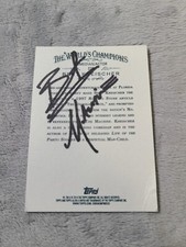 Bert Kreischer Autopenned Card "Not Authentic" Allen & Ginter