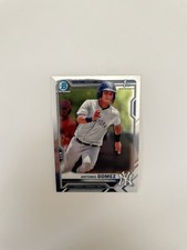 2021 BOWMAN CHROME 1ST RC ANTONIO GOMEZ YANKEES FIRST CARD BCP-82 G