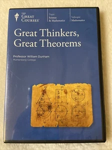 Great Courses Great Thinkers Great Theorems Dvd Educational William Dunham - Picture 1 of 14