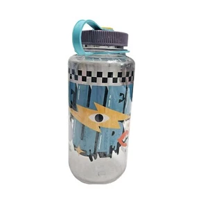 Black Rock Coffee Bar Nalgene 32oz Water Bottle UFO Rainbow Design BPA-Free - Picture 1 of 16