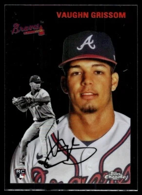 2023 Topps Chrome Platinum Vaughn Grissom Rookie Atlanta Braves #22 - Image 1 of 2