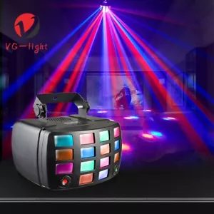 Hot 30W Led Lazer Light 2In1 Dmx Remote Control Dj Disco Lights Effect Strobe - Picture 1 of 11