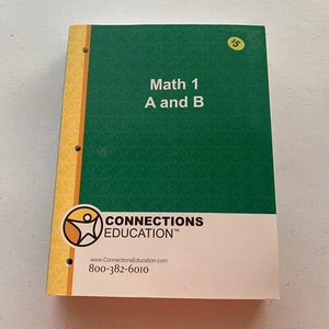 Connections Academy Education Math 1 A and B Course Guide - Picture 1 of 3