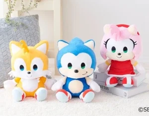 Sonic the Hedgehog Sonic and Friends Peluche Sonic / Tails / Amy M Set NUEVO 2024 - Imagen 1 de 24