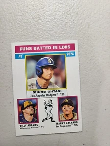 2025 Topps Heritage Baseball #195 Manny Machado / Willy Adames / Shohei Ohtani - Picture 1 of 2