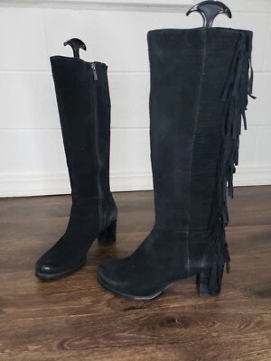 Botas negras hechas a mano TJ Collection talla 6,5 (37) para mujer  Foto 1 de 4