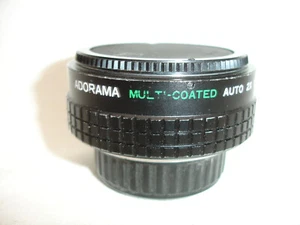 ADORAMA 2X Tele Converter lens with caps for MINOLTA MD mount cameras - Picture 1 of 6