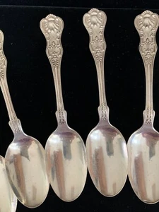 Sterling Antique Silver Spoons Six - Picture 1 of 8
