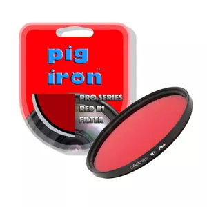 Pig Iron 52mm Red R1 Pro Filter. Contrast Booster Camera Lens Circular Filter. - Picture 1 of 7