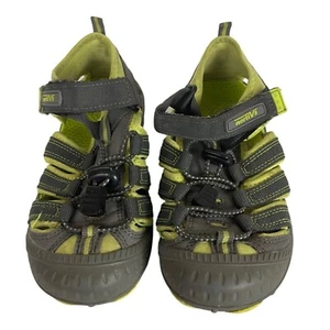 Sandalias deportivas Nortiv8 para niños punta cerrada al aire libre talla 2 gris amarillo con tiras - Imagen 1 de 8