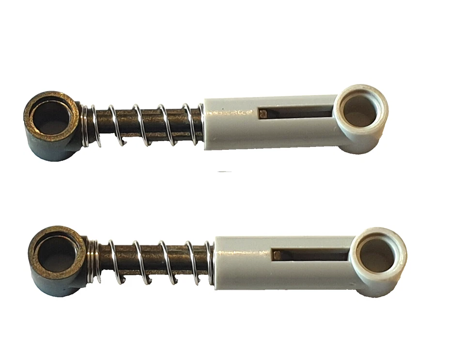 Lego Technic 2x Stoßdämpfer Shock Absorber #731c06  hellgrau - Bild 1 von 1