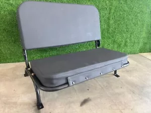 Rear Seat Frame +Cushion fits willys jeep 49-64 CJ-3A CJ3B-A2787 & A2985-Grey V - Picture 1 of 21