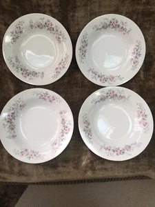 Vintage Set Of 4 Homer Laughlin Eggshell Nautilus 8.25" Soup Or Salad Bowls - Picture 1 of 12