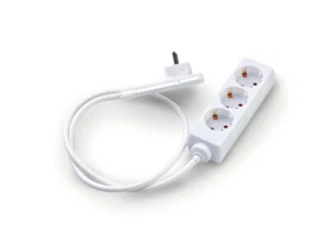 Naber | Dreifach-Tischsteckdose Flachstecker | Steckdose | weiß - Bild 1 von 5