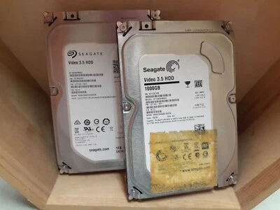2) Seagate Video 3.5 ST1000VM002 1TB 3.5" SATA III Desktop Hard Drive 1ET162-501 - Image 1 of 4