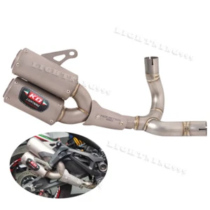 Sistema de escape silenciador de tubo medio escape para Ducati Monster 950 937 2022 2023 - Imagen 1 de 13