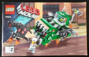 LEGO The LEGO Movie Manual 70805 Trash Chomper Instructions only Manual 2 - Picture 1 of 2