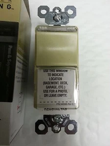 10 Stück P&S Decorator Combo einpoliger Schalter + Kontrollleuchte elfenbein TM81-PLICC - Bild 1 von 3