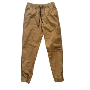 Old Navy Modern Jogger Built In Flex Tapered Khaki Pants Wheat Mens Size XS - Picture 1 of 6