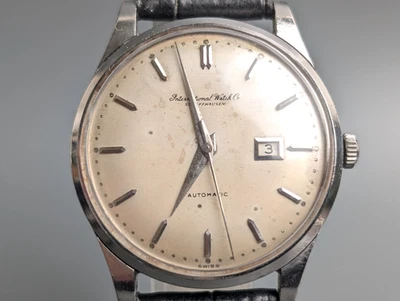 IWC SCHAFFHAUSEN Cal.8531 Silver Dial Date Automatik Herrenuhr Vintage 35mm - Bild 1 von 4