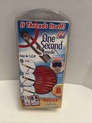 As Seen On TV One Second Needle with 101 Piece Bonus Sewing Kit [ NEW Box Set ] - Image 1 of 4