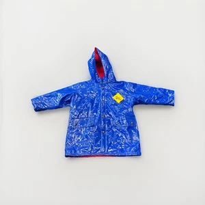 Driplets by Wippette Kids Boys Rain Coat Jacket Size 4 Vintage - Picture 1 of 3
