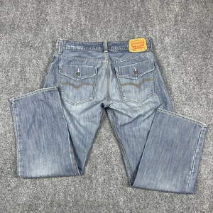 Levi's 514 Jeans Men 34x30 Flap Pocket Straight Leg Distressed Cowboy Rodeo - Picture 1 of 14