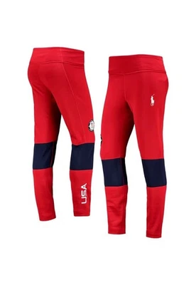 Calça polo feminina cerimônia de abertura Ralph Lauren 2022 EUA Olimpíadas vermelha pequena $298 - Imagem 1 de 4