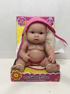 Muñeca bebé My Sweet Love Bath Time RARA nueva en caja - 2014 - capucha rosa Foto 1 de 4