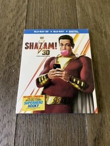 Shazam (2019) 3D+ Blu-ray with Slipcover-NEW (Sealed) - Imagen 1 de 8